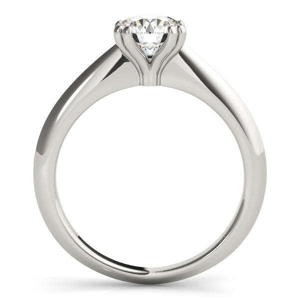 1 CT Platinum Round Diamond Engagement Ring