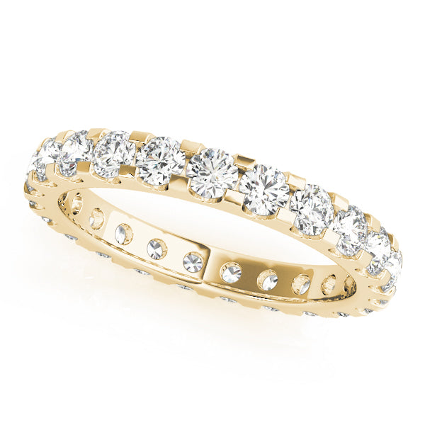 18K Yellow Gold Multi-Diamond Wedding Band