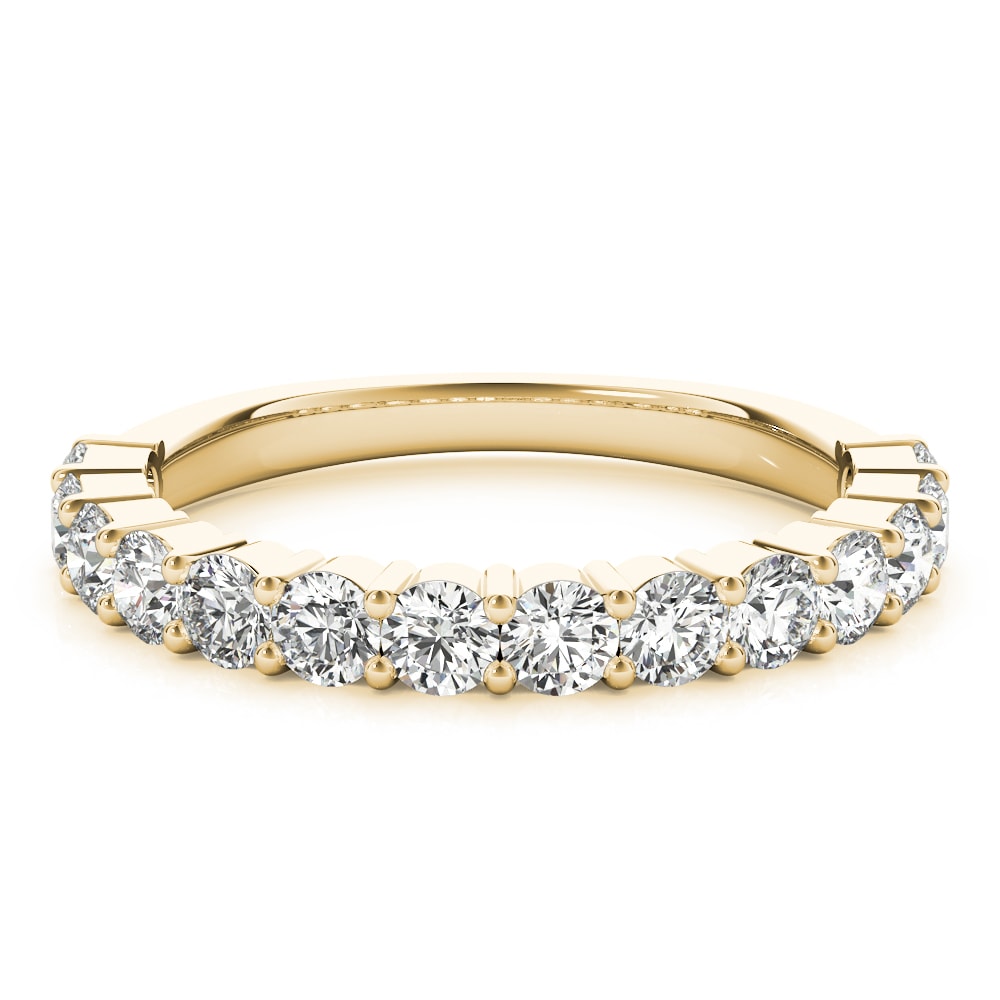 18K Yellow Gold 1 ct tw Diamond Wedding Ring
