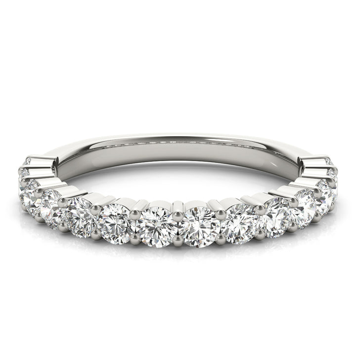 14K White Gold Diamond Wedding Ring