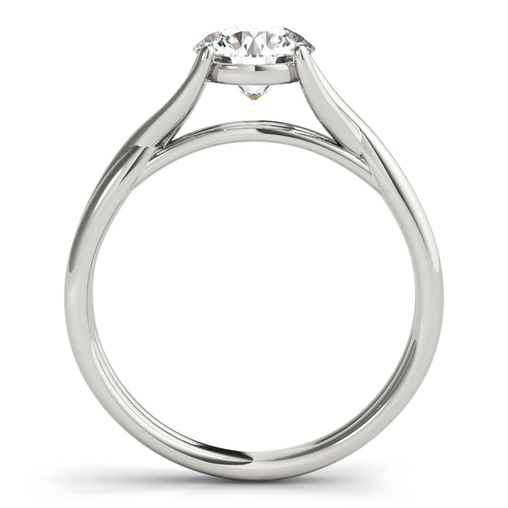 18K White Gold 1ct Diamond Solitaire Engagement Ring