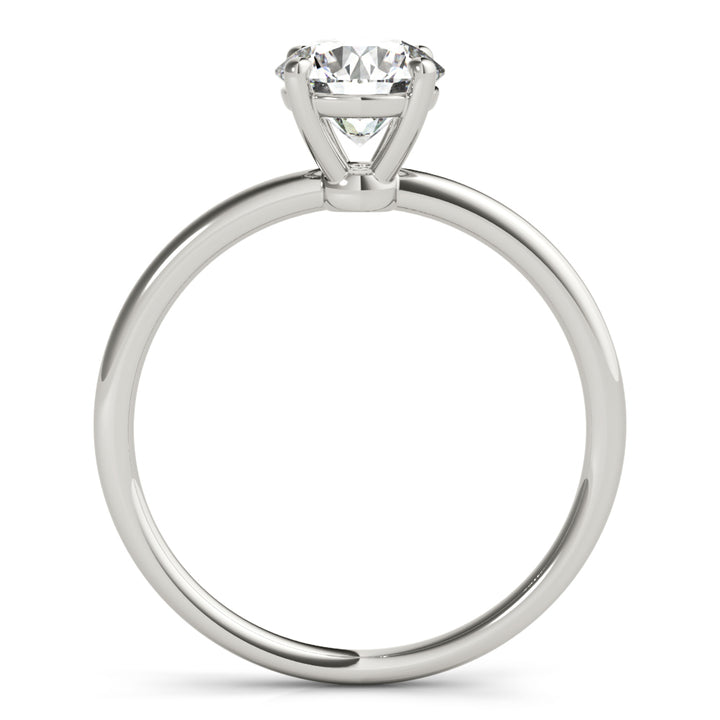 1 CT Platinum Round Diamond Engagement Ring