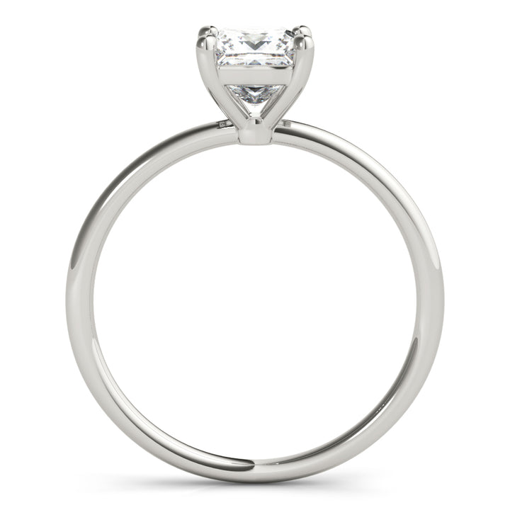 Platinum 5/8 CT Diamond Solitaire Engagement Ring