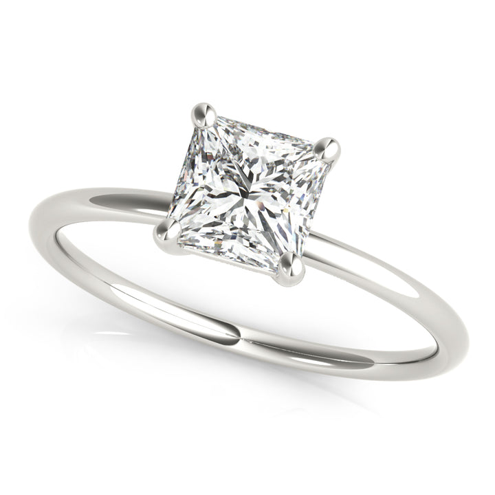 18K White Gold 0.6 CT Diamond Solitaire Ring