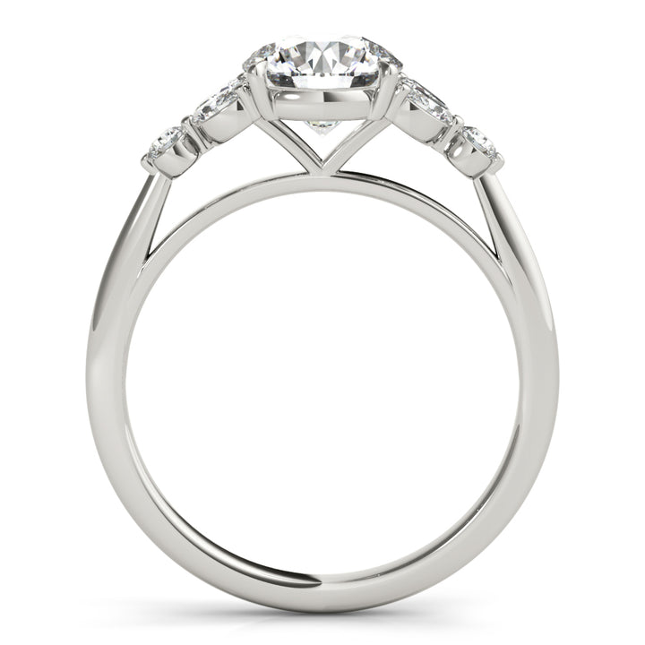 Platinum Diamond Accent Engagement Ring 1.33ctw