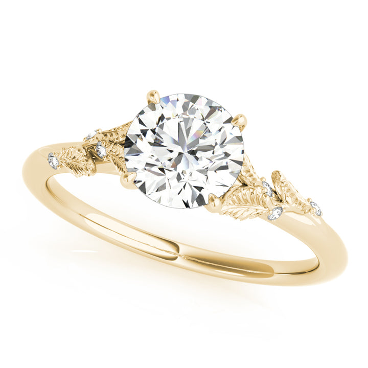 18K Yellow Gold 1 ct Diamond Engagement Ring