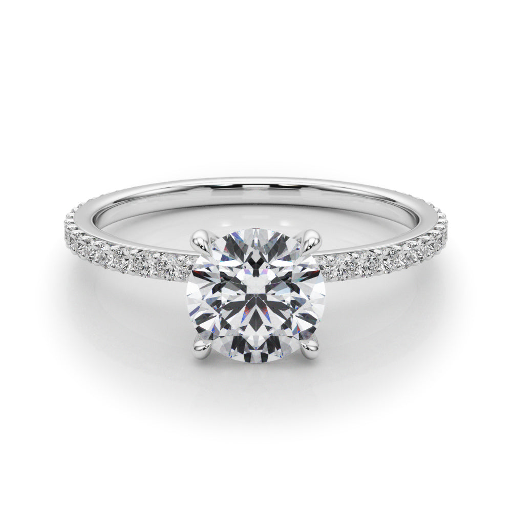 Halo Diamond Engagement Ring