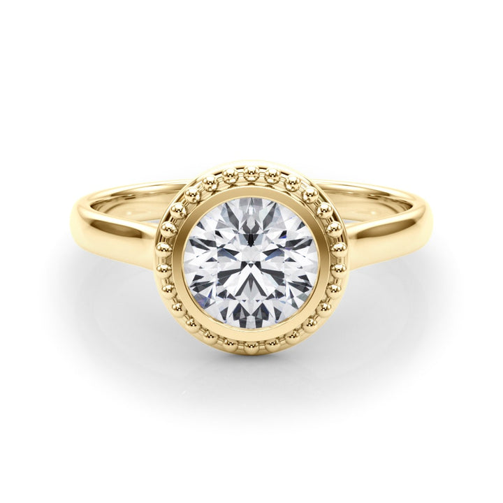 18K Yellow Gold 1 ct tw Solitaire Diamond Engagement Ring