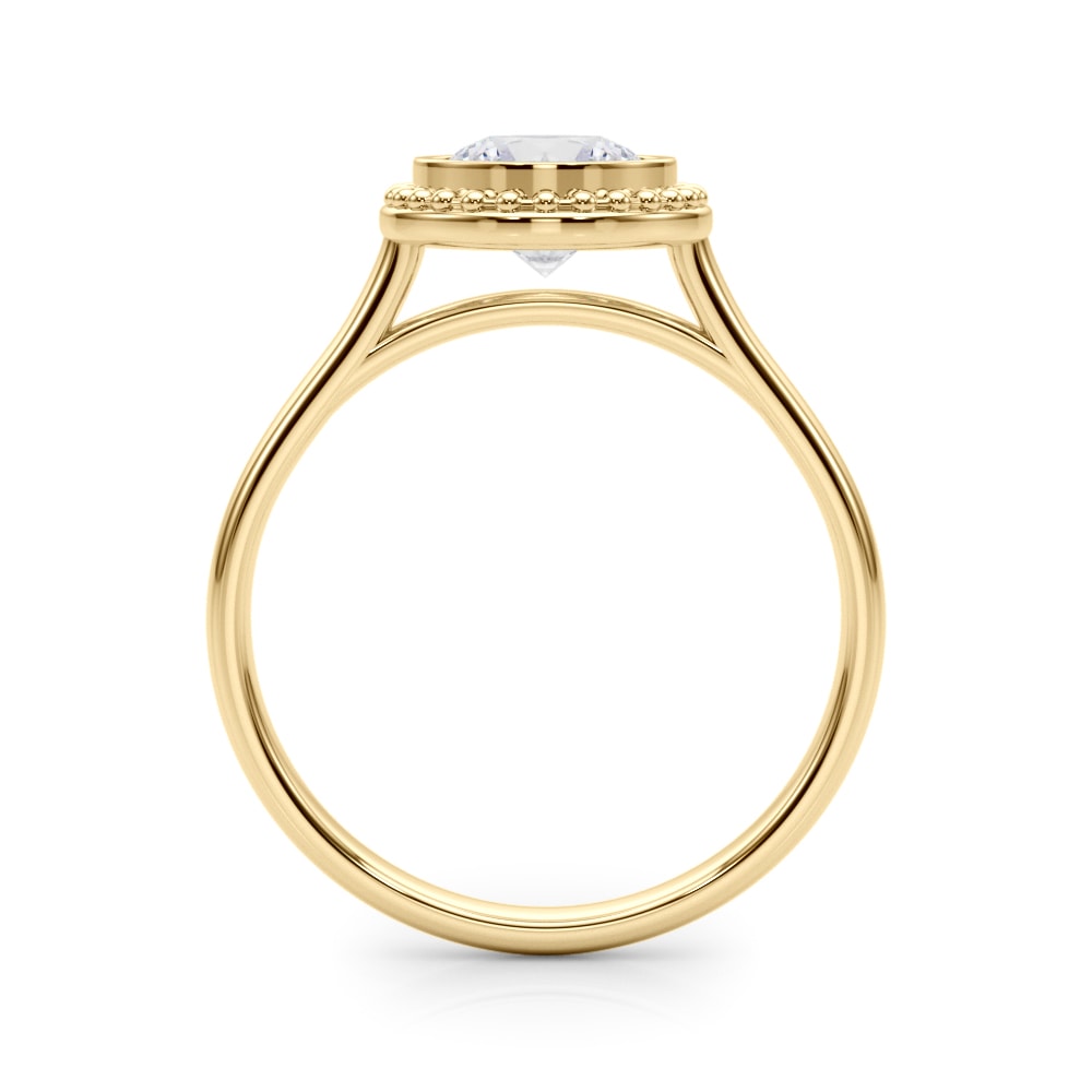18K Yellow Gold 1 ct tw Solitaire Diamond Engagement Ring