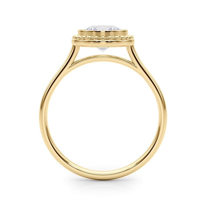18K Yellow Gold 1 ct tw Solitaire Diamond Engagement Ring