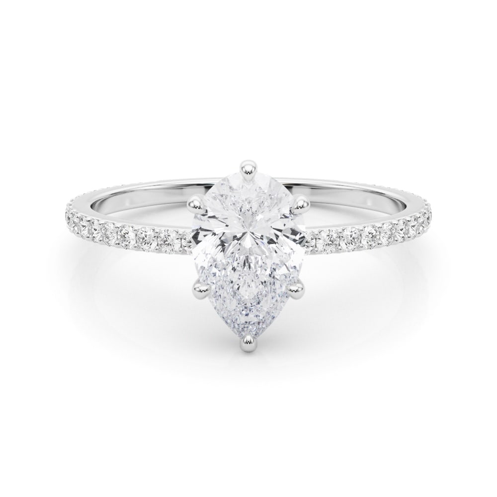 Halo Diamond Engagement Ring