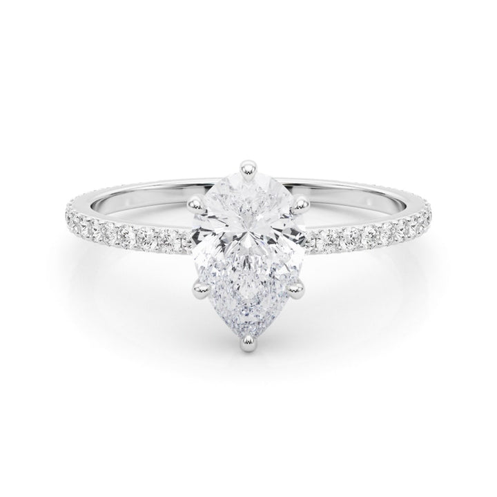 Halo Diamond Engagement Ring