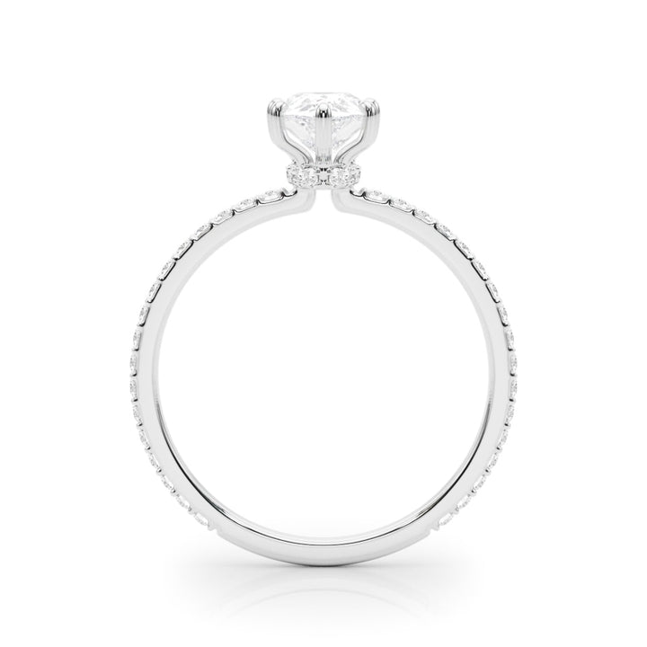 Halo Diamond Engagement Ring