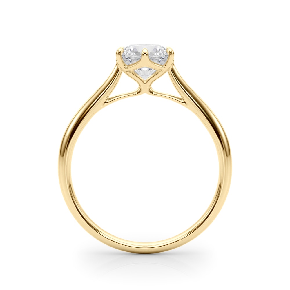 14K Yellow Gold 1 ct tw Solitaire Diamond Engagement Ring