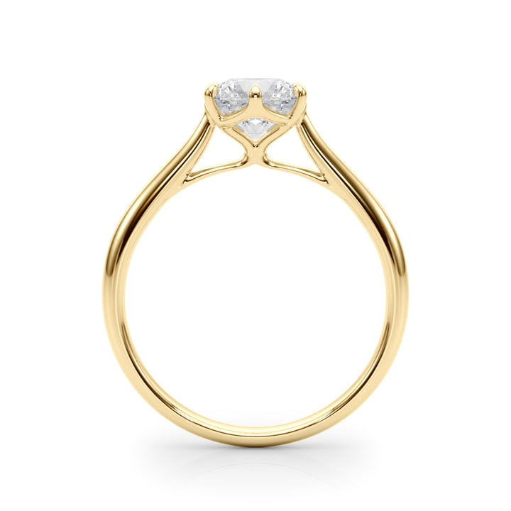 14K Yellow Gold 1 ct tw Solitaire Diamond Engagement Ring