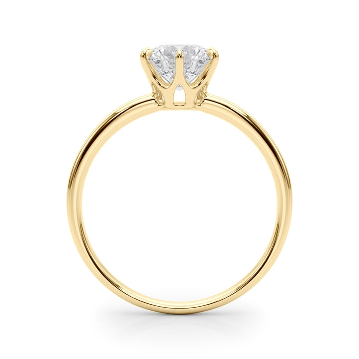 18K Yellow Gold 1 ct tw Solitaire Diamond Engagement Ring