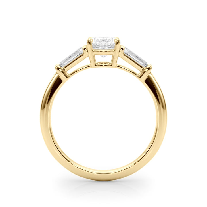 14K Yellow Gold 1/2 ct tw Fancy Shape Diamond Engagement Ring