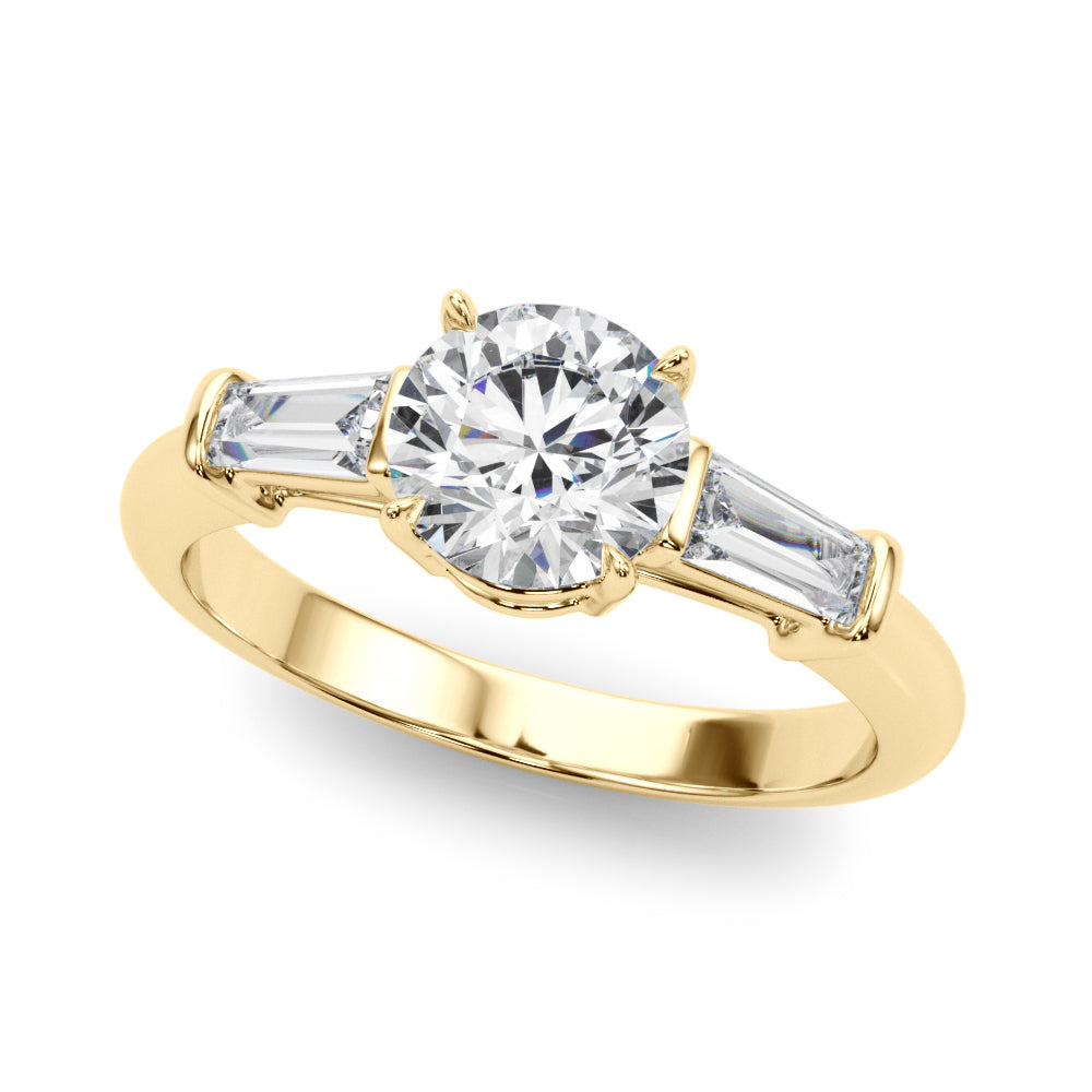 14K Yellow Gold Diamond Engagement Ring 1.5ctw