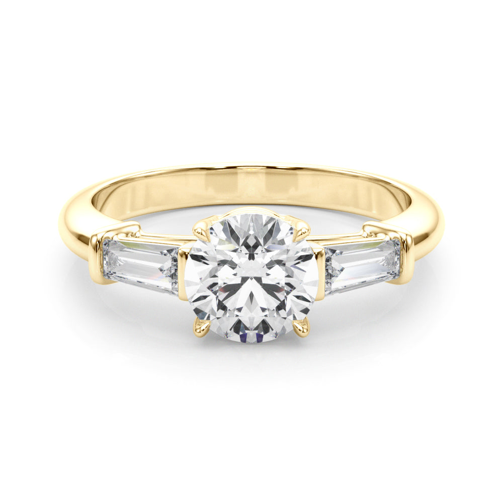 18K Yellow Gold 1.5 CT Diamond Engagement Ring