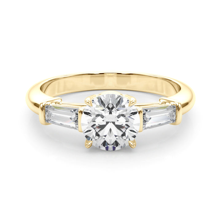 18K Yellow Gold 1.5 CT Diamond Engagement Ring