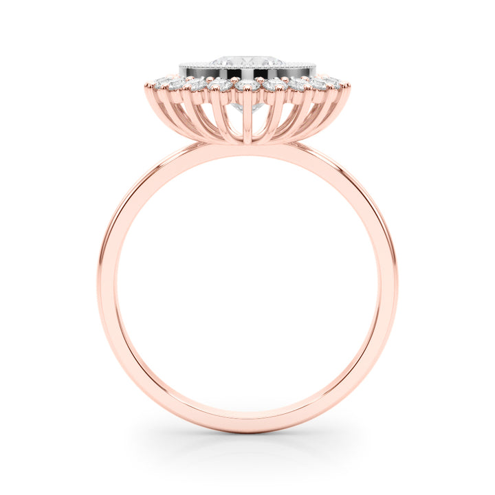 14K Rose Gold 1.33ctw Round Diamond Engagement Ring