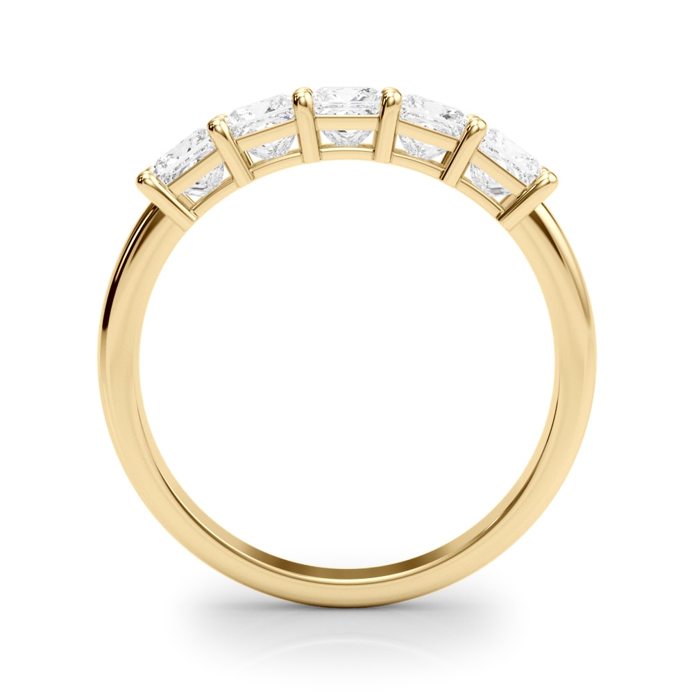 14K Yellow Gold 7/8 ct tw Fancy Shape Diamond Wedding Ring