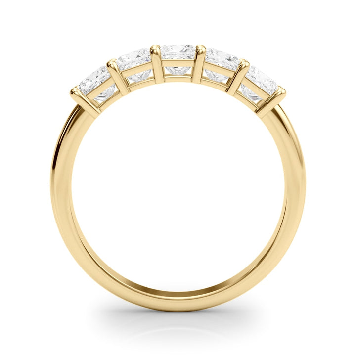 14K Yellow Gold 7/8 ct tw Fancy Shape Diamond Wedding Ring