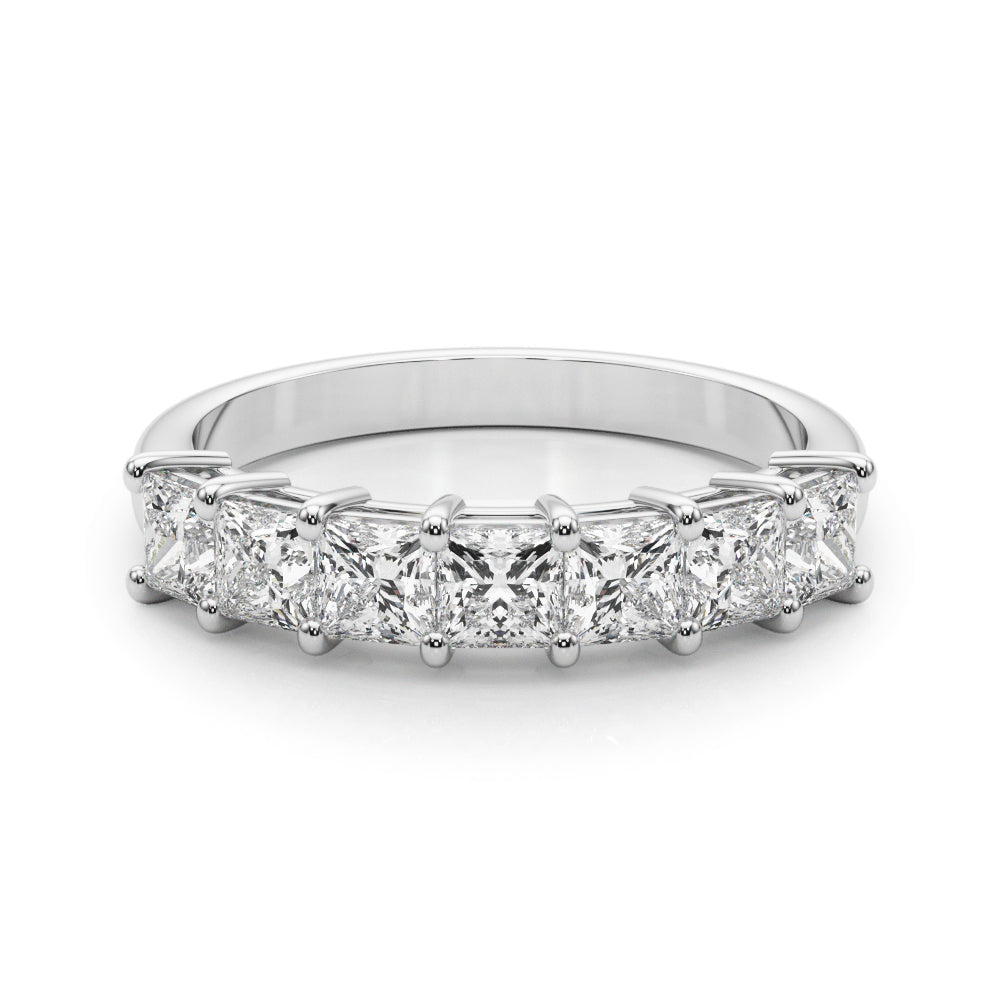 Platinum 1.4 CT Square Diamond Engagement Ring