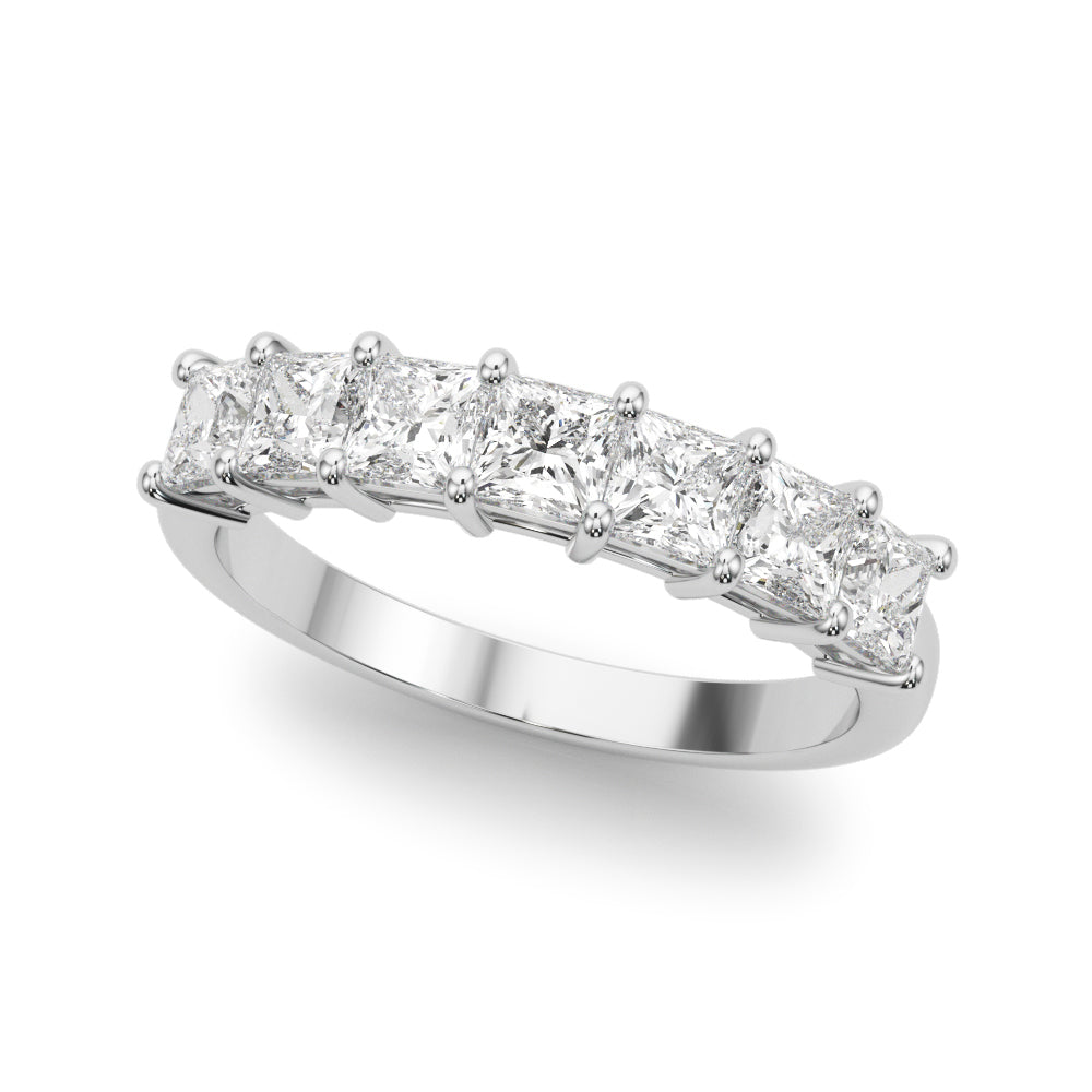 Platinum 1.4 CT Square Diamond Engagement Ring