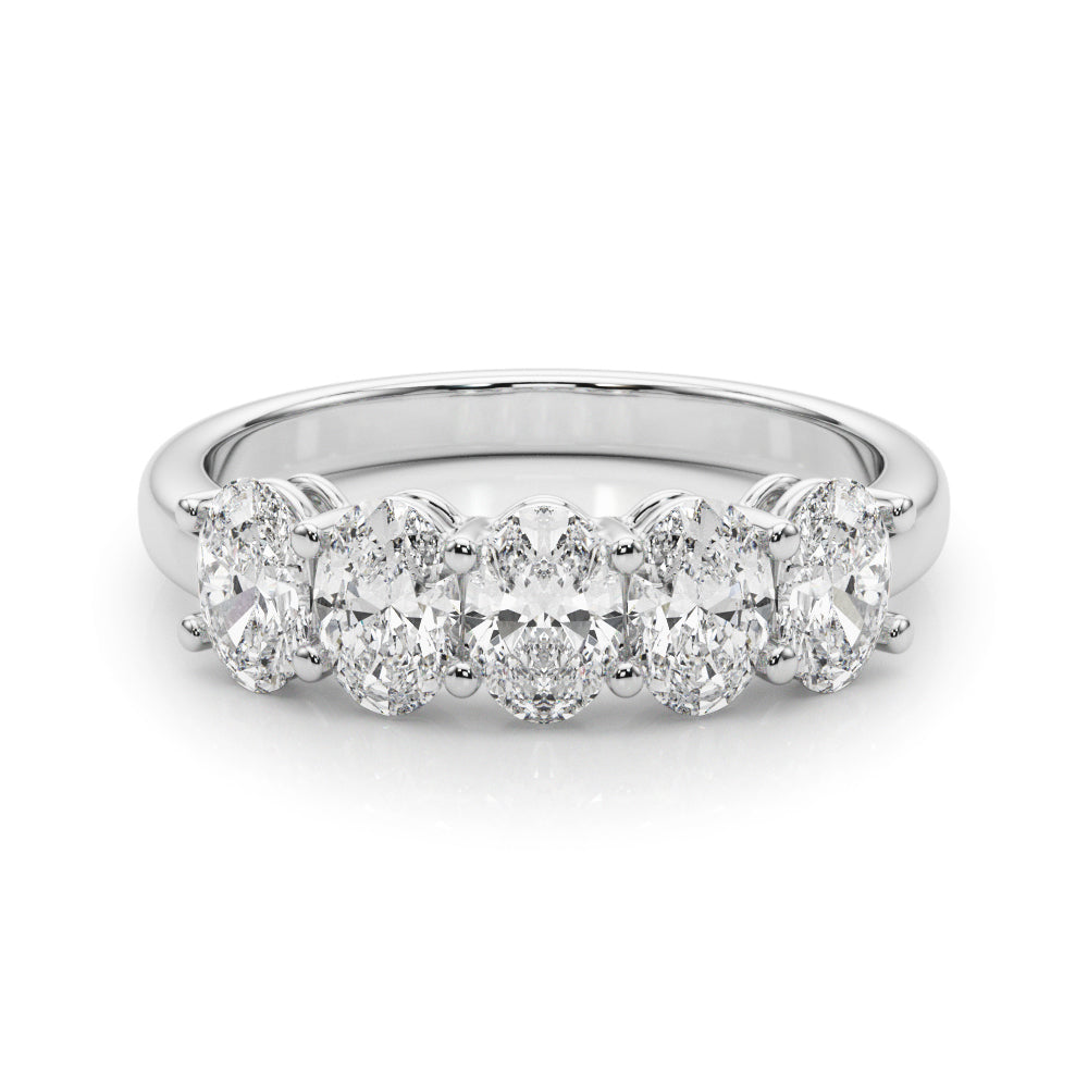 Platinum 1.65 CT Oval Diamond Engagement Ring