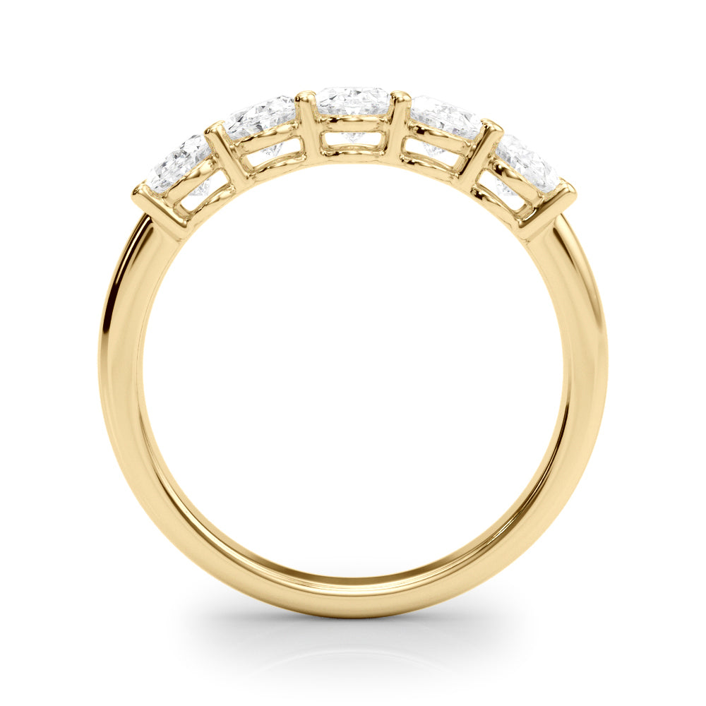 18K Yellow Gold 1.65 CT Oval Diamond Engagement Ring