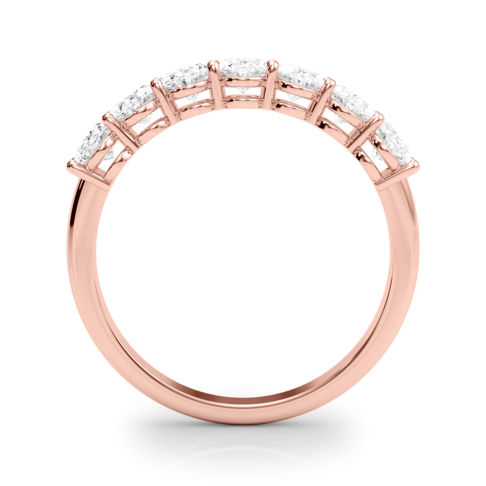14K Rose Gold 1 ct tw Diamond Wedding Ring