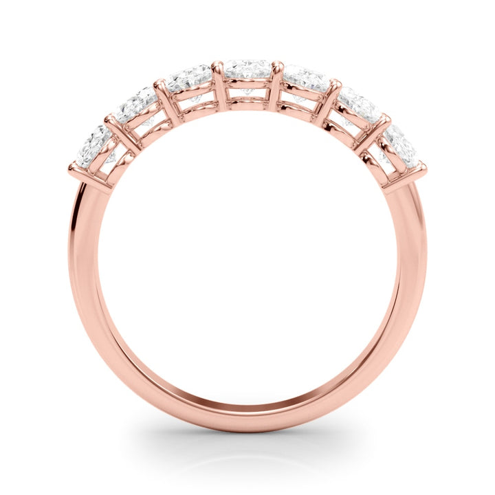 14K Rose Gold 1 ct tw Diamond Wedding Ring