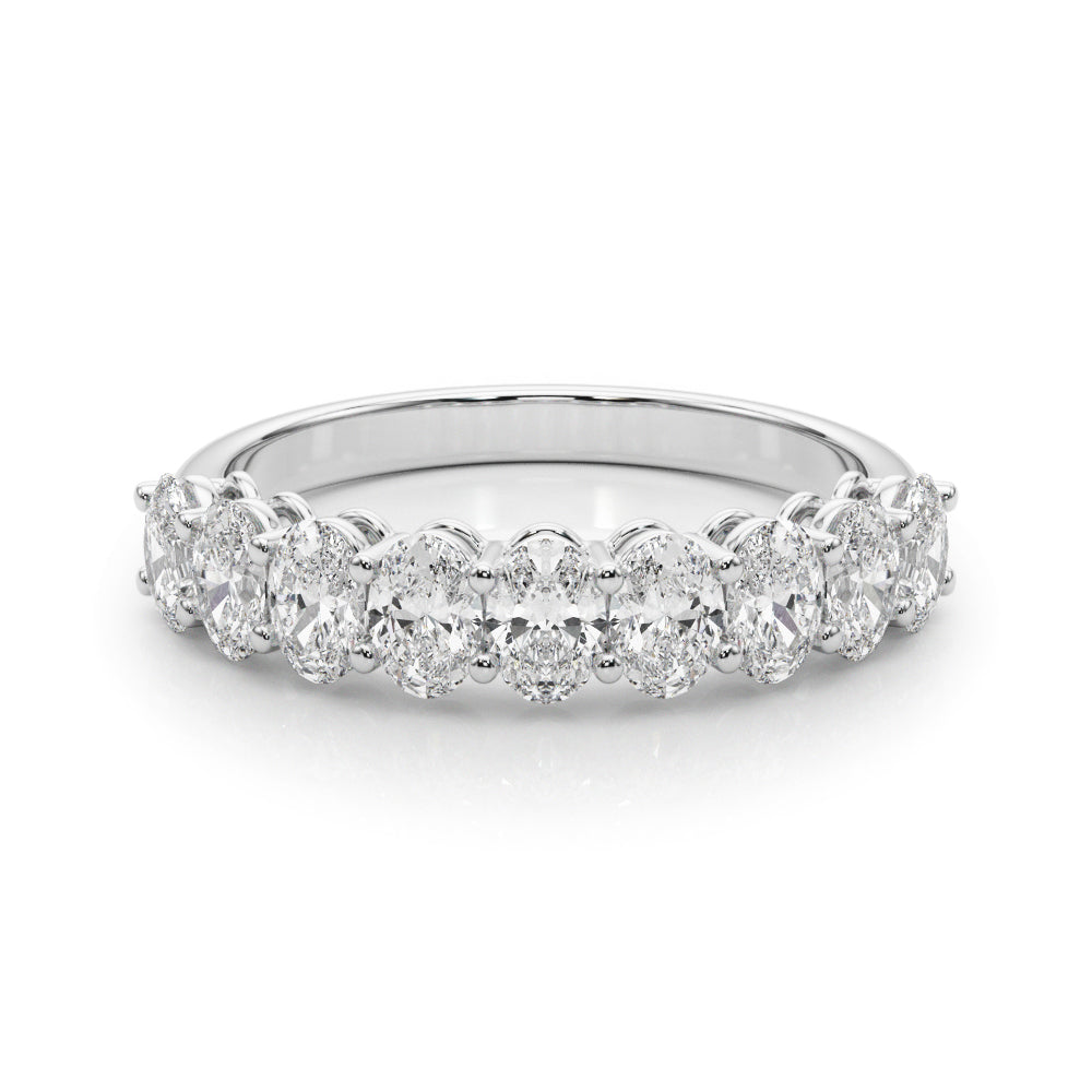 18K White Gold 1.8 CT Oval Diamond Engagement Ring