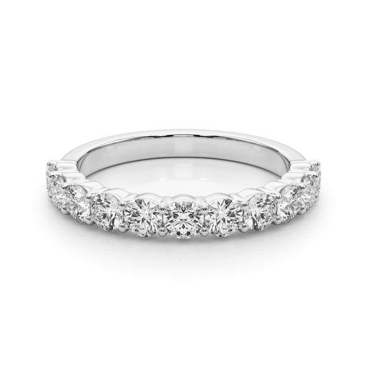 18K White Gold Multi-Diamond Engagement Ring