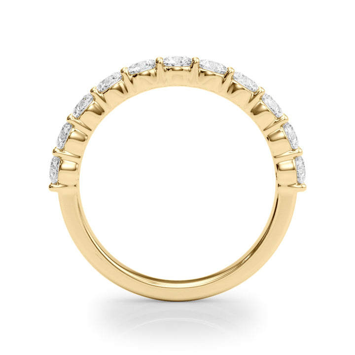 18K Yellow Gold 1 CT Diamond Wedding Band