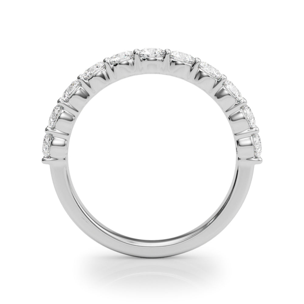 14K White Gold Diamond Cluster Engagement Ring