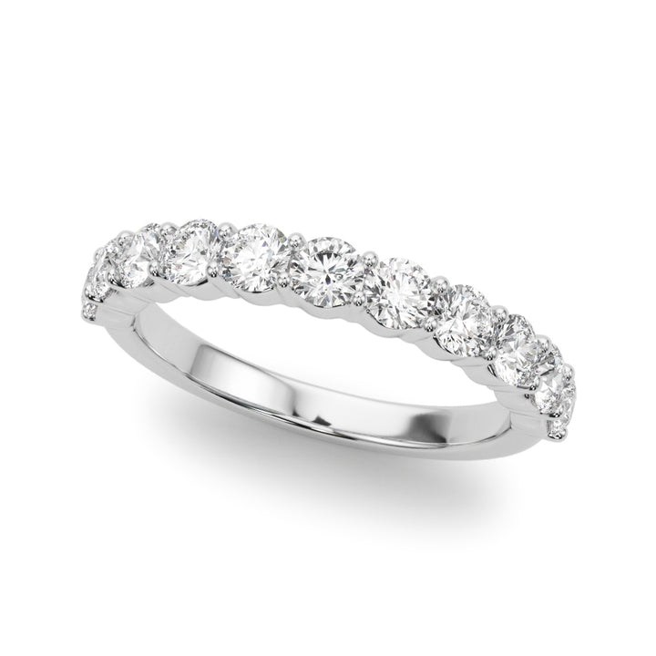 Platinum 1 CT Diamond Wedding Band Ring