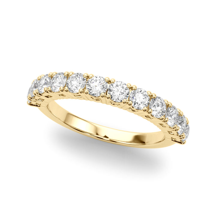 14K Yellow Gold Diamond Wedding Ring