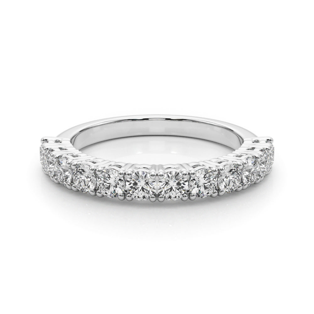 Platinum Round Diamond Engagement Ring 1/2 ctw