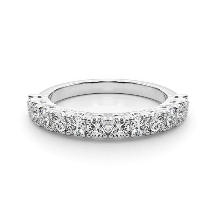 Platinum Round Diamond Engagement Ring 1/2 ctw