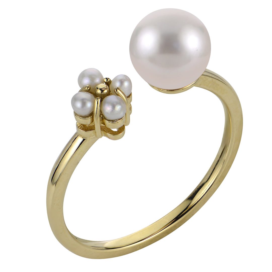 14KT Yellow Gold Freshwater Pearl Ring