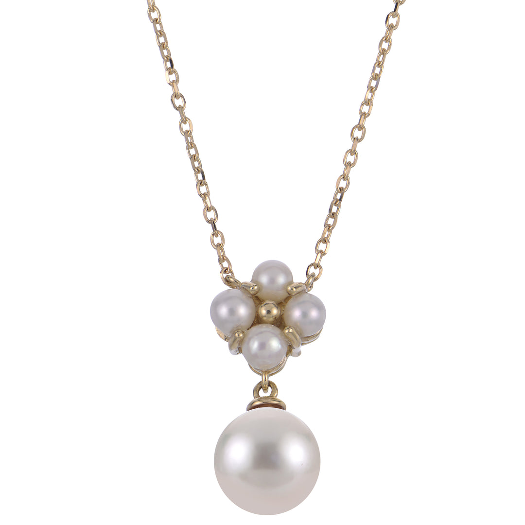 14KT Yellow Gold Freshwater Pearl Necklace