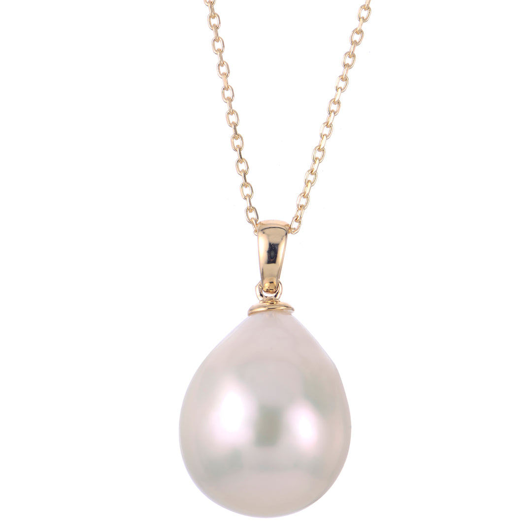 14KT Yellow Gold Freshwater Pearl Pendant